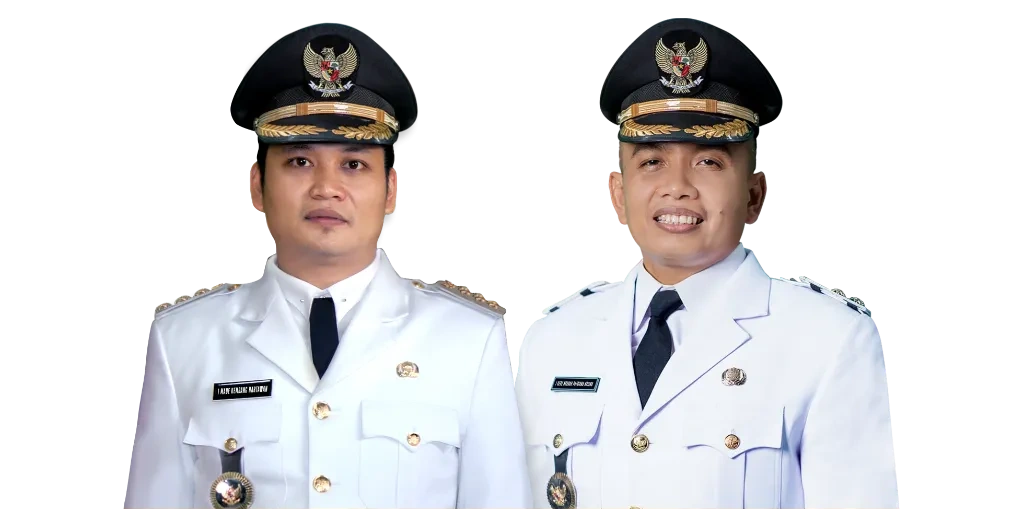 Bupati Jembrana I Made Kembang Hartawan dan Wakil Bupati Jembrana I Gede Ngurah Patriana Krisna